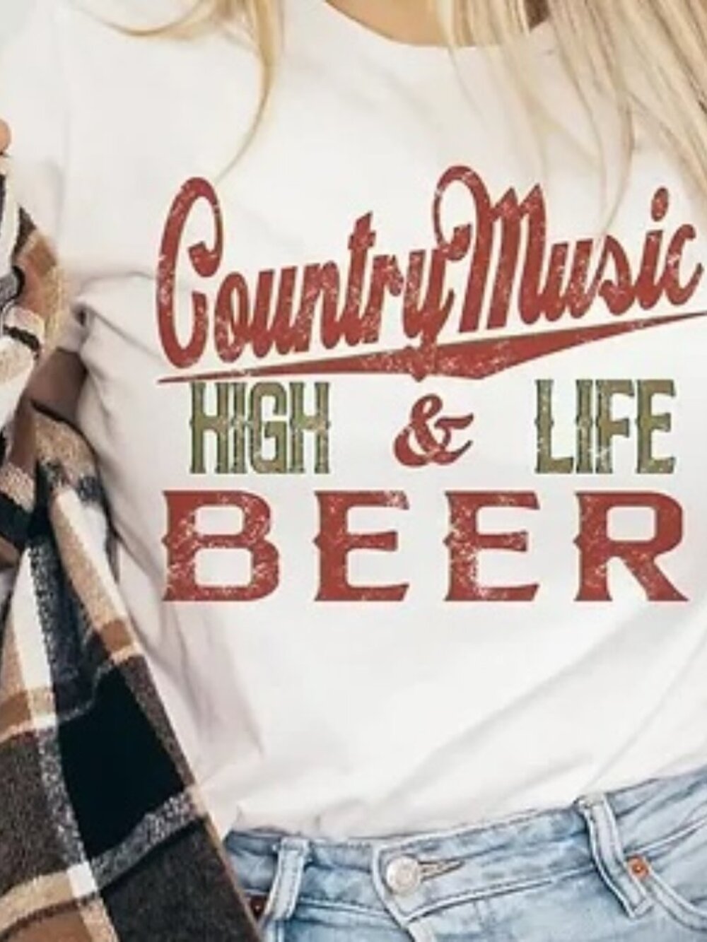Country Music High Life - Western T-Shirt